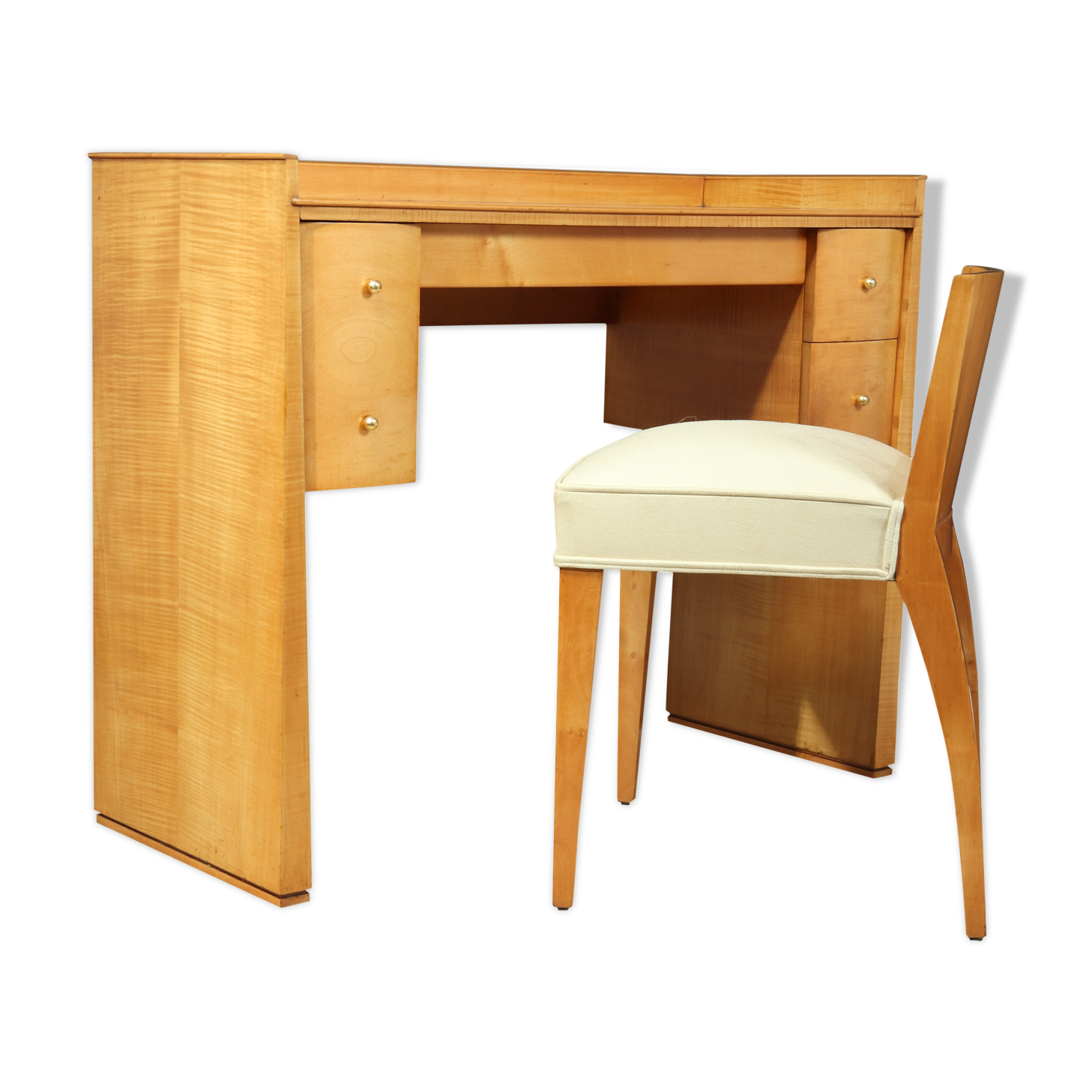 Coiffeuse et chaise Art Déco