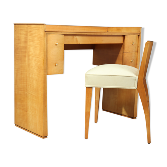 Coiffeuse et chaise Art Déco