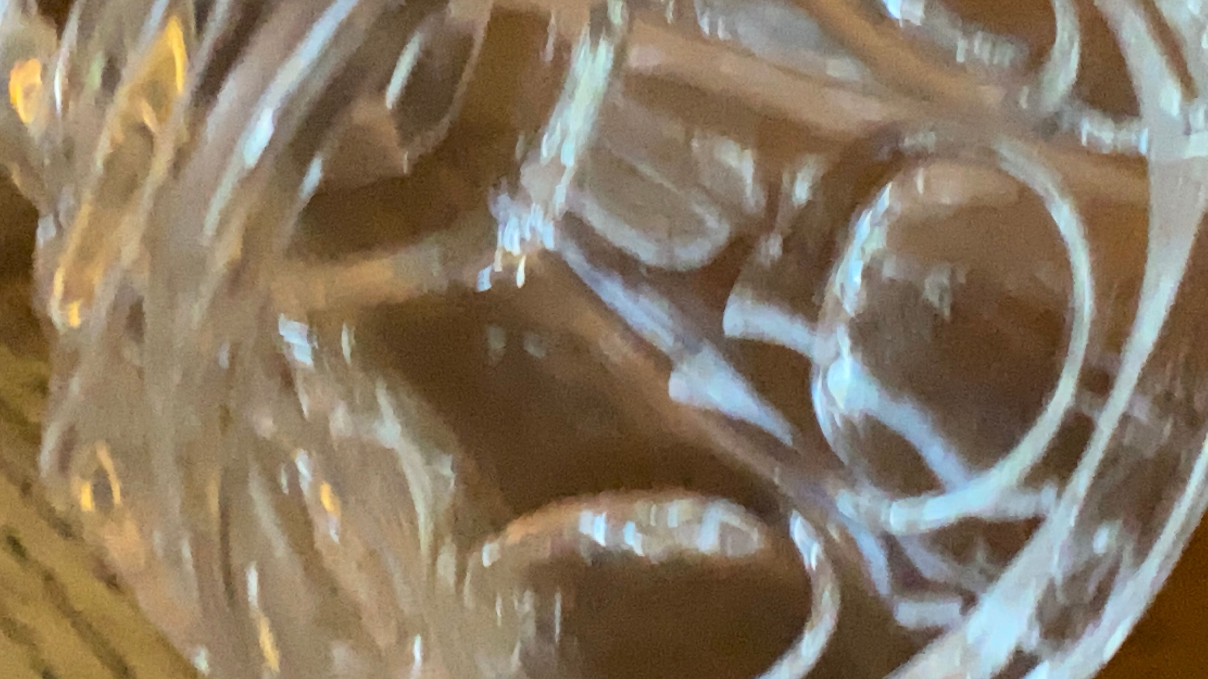 Ancient crystal glass Baccarat called Charles X