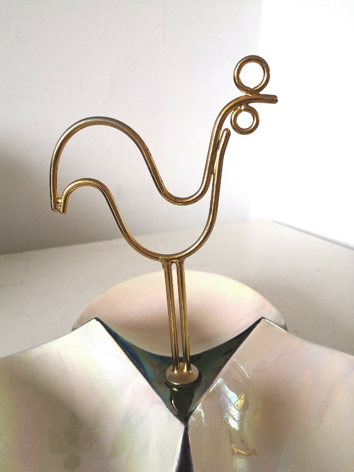 Serviteur au coq stylisé des années 50 - 60