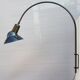 Wall light curve deported enamelled sheet metal Lampshade