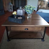 Square broken table
