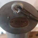 Lampe de mineur verre baccarat - mines de blanzy - arras - gravé "nestor andré" / 1953