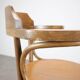 1993 ton czechoslovakia bentwood swivel armchair in the thonet tradition