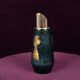 Aldo Tura Mod. 1278D Decorated Blue Goatskin Parchment Thermos Italy 1950