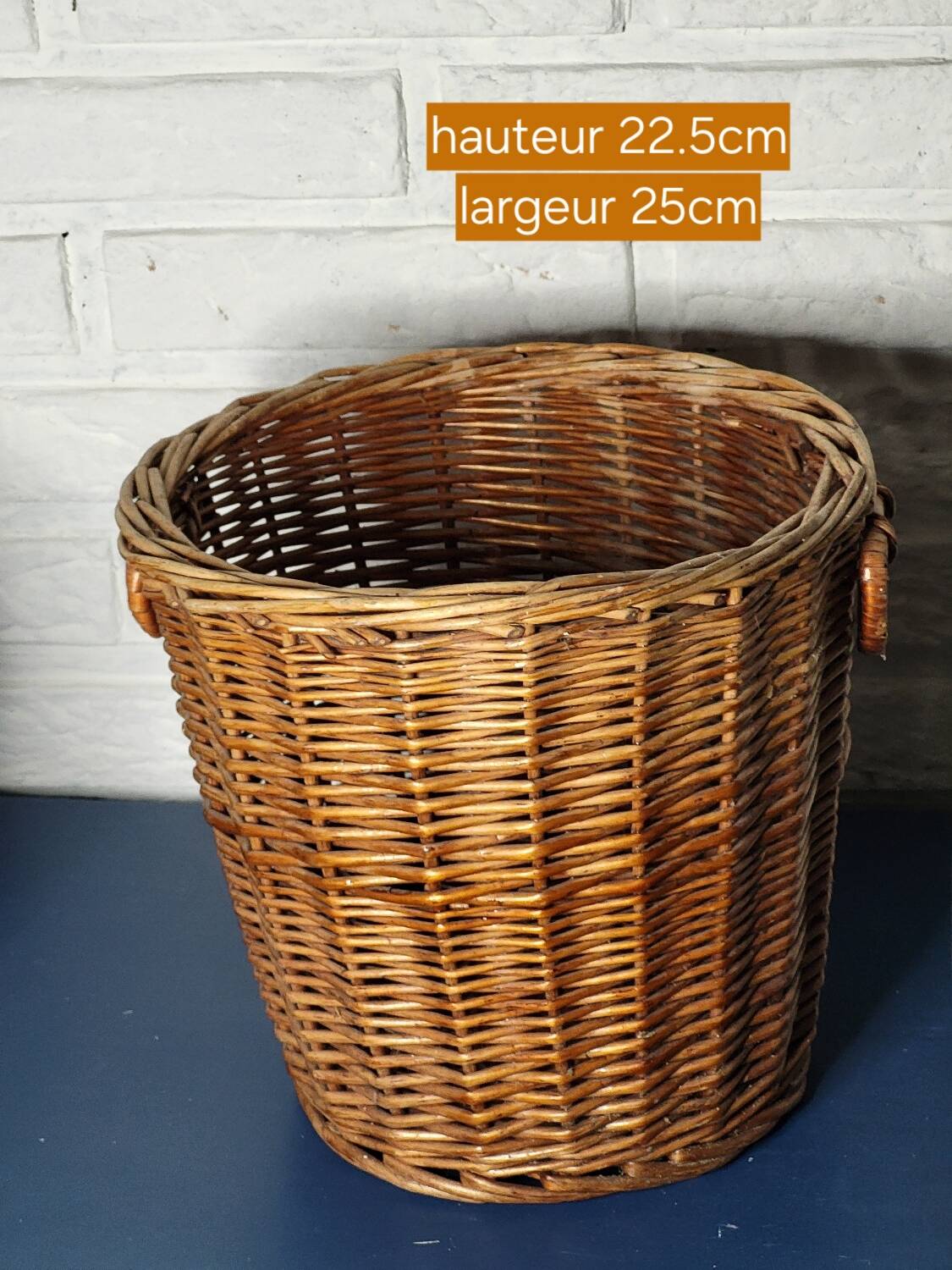 Vintage trash basket
