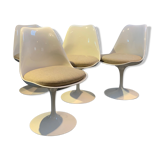 Set of 4 swivel chairs by Eero Saarinen for Knoll circa 1970