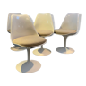 Set of 4 swivel chairs by Eero Saarinen for Knoll circa 1970