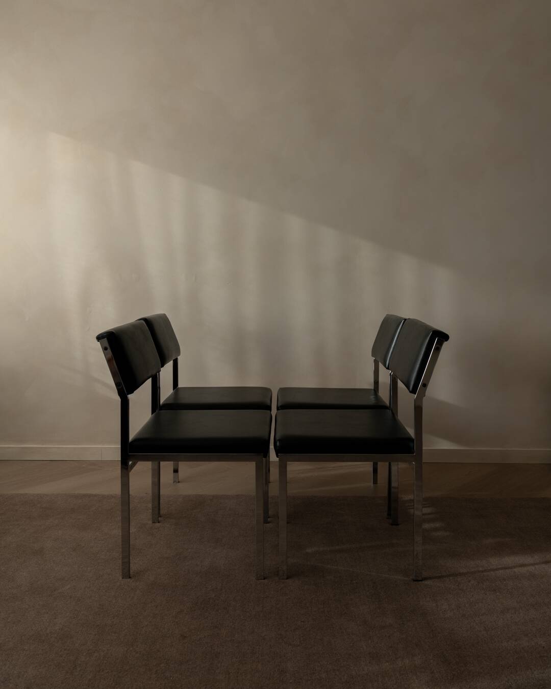 4 chaises de salle à manger néerlandaises Pastoe SM07 par Cees Braakman