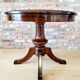 Table d'appoint ronde de style Empire, Hollywood Regency