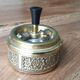 Ehrard Schleuderascher brass wheeled ashtray 1960s