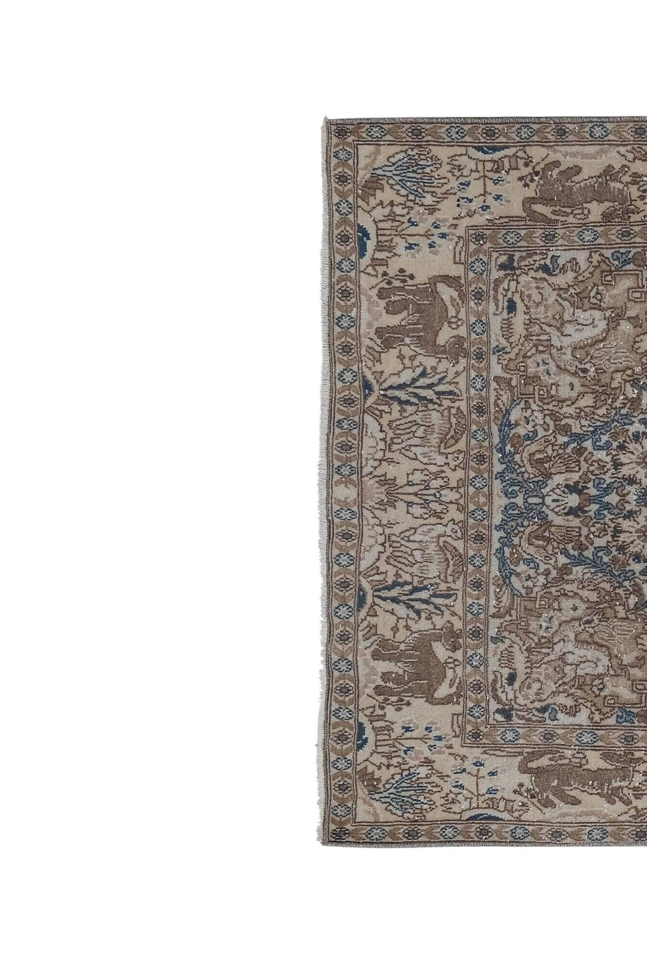 Tapis turc vintage fait main
