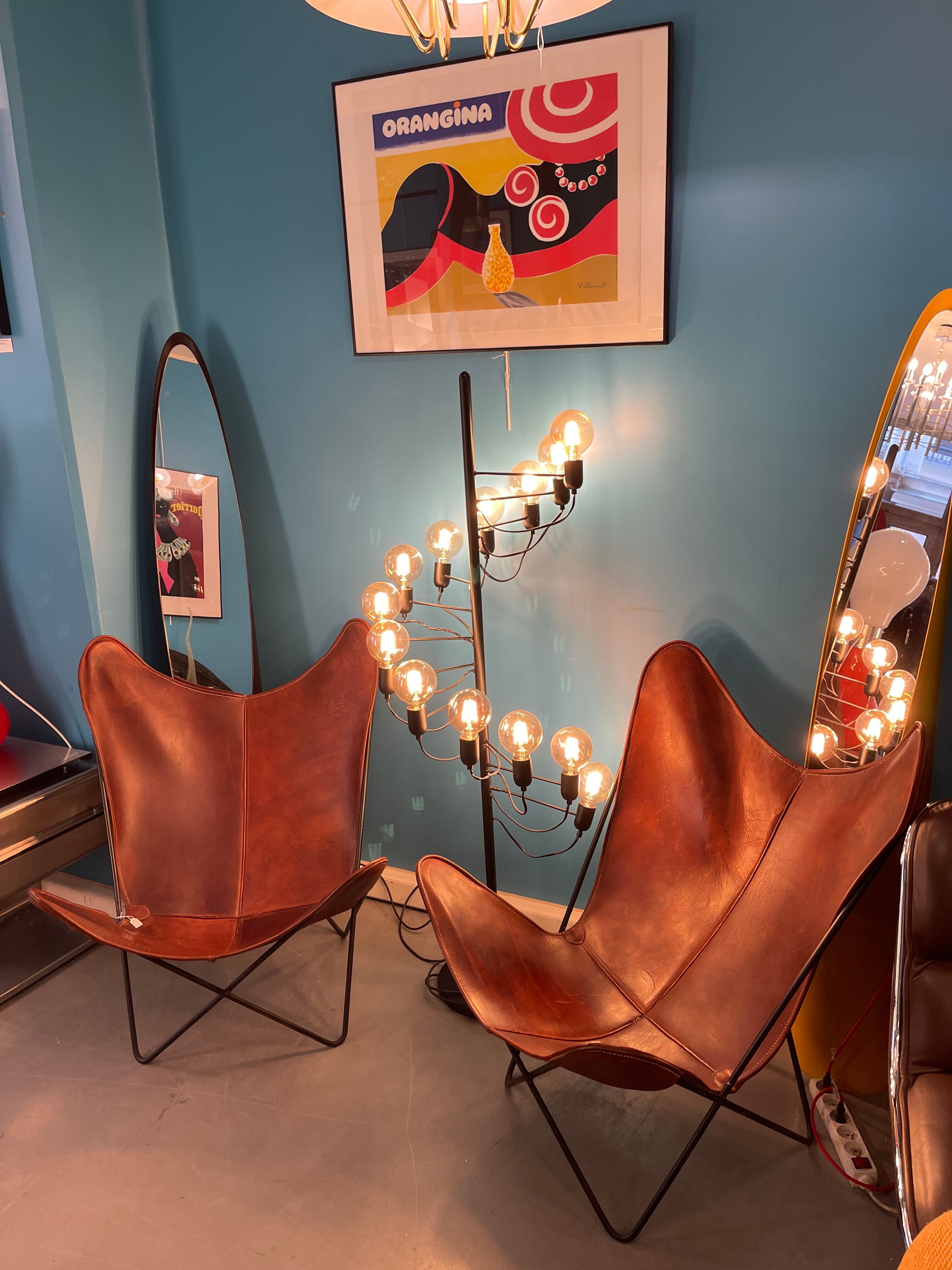 Paire de fauteuils Butterfly