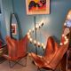 Paire de fauteuils Butterfly