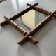 1960s faux bamboo mirror