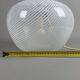 Large mushroom table lamp in Murano glass, Fabbian design, Space Age 1970s.