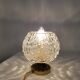 Art Deco bronze and glass lamp