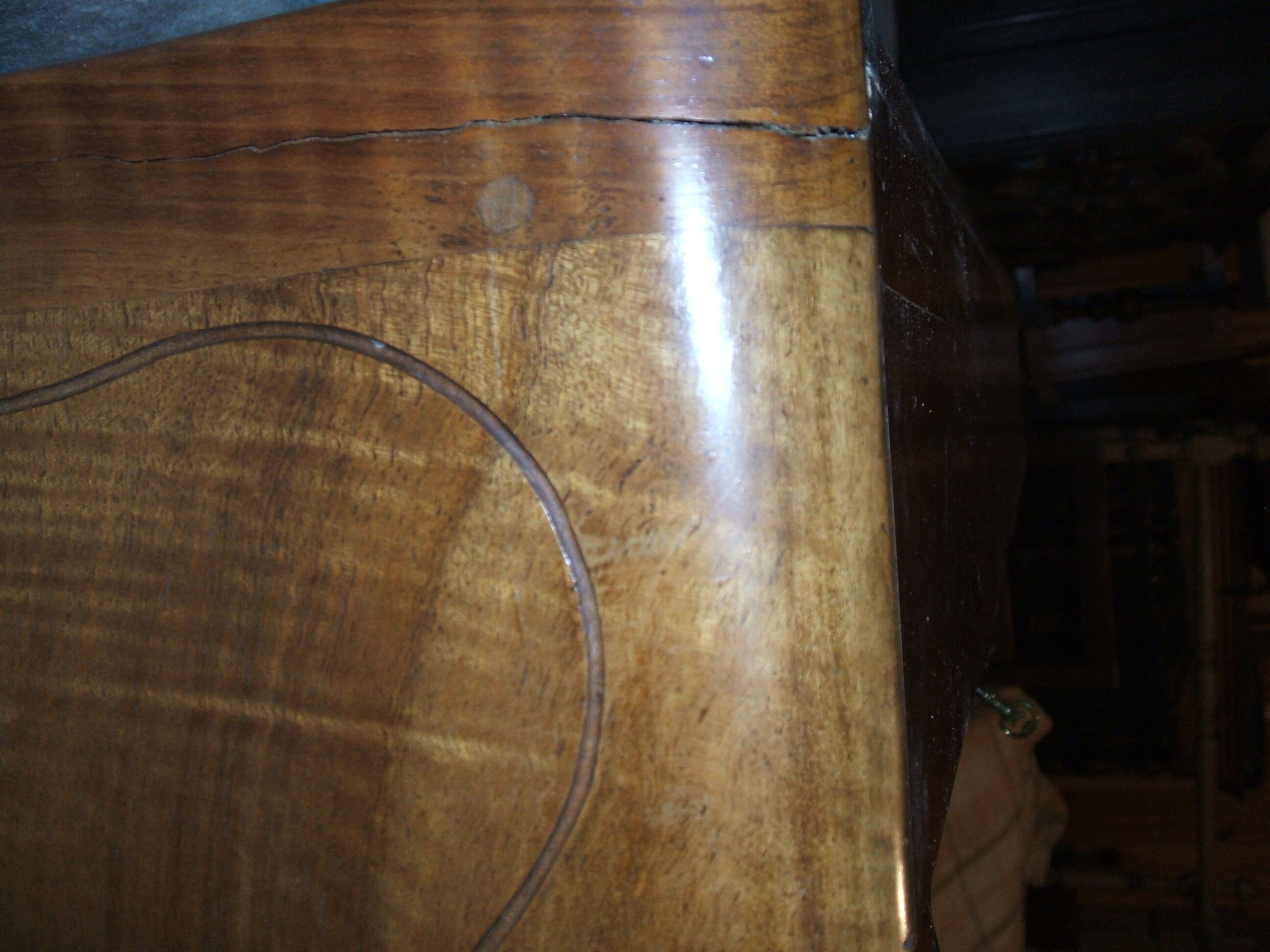 Louis XV style scriban dresser