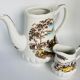English earthenware cafeteria and its milk pot