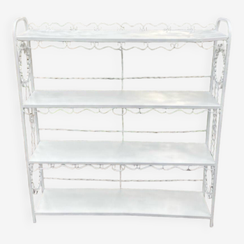 Wrought iron shelf