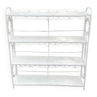 Wrought iron shelf