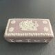 Pink "jasperwaer" biscuit box signed Wedgwood