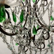 Green Murano Macaroni Chandelier 1950’s