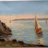Original Louis Pastour oil painting France