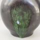 Vase en céramique noire et verte, 1960