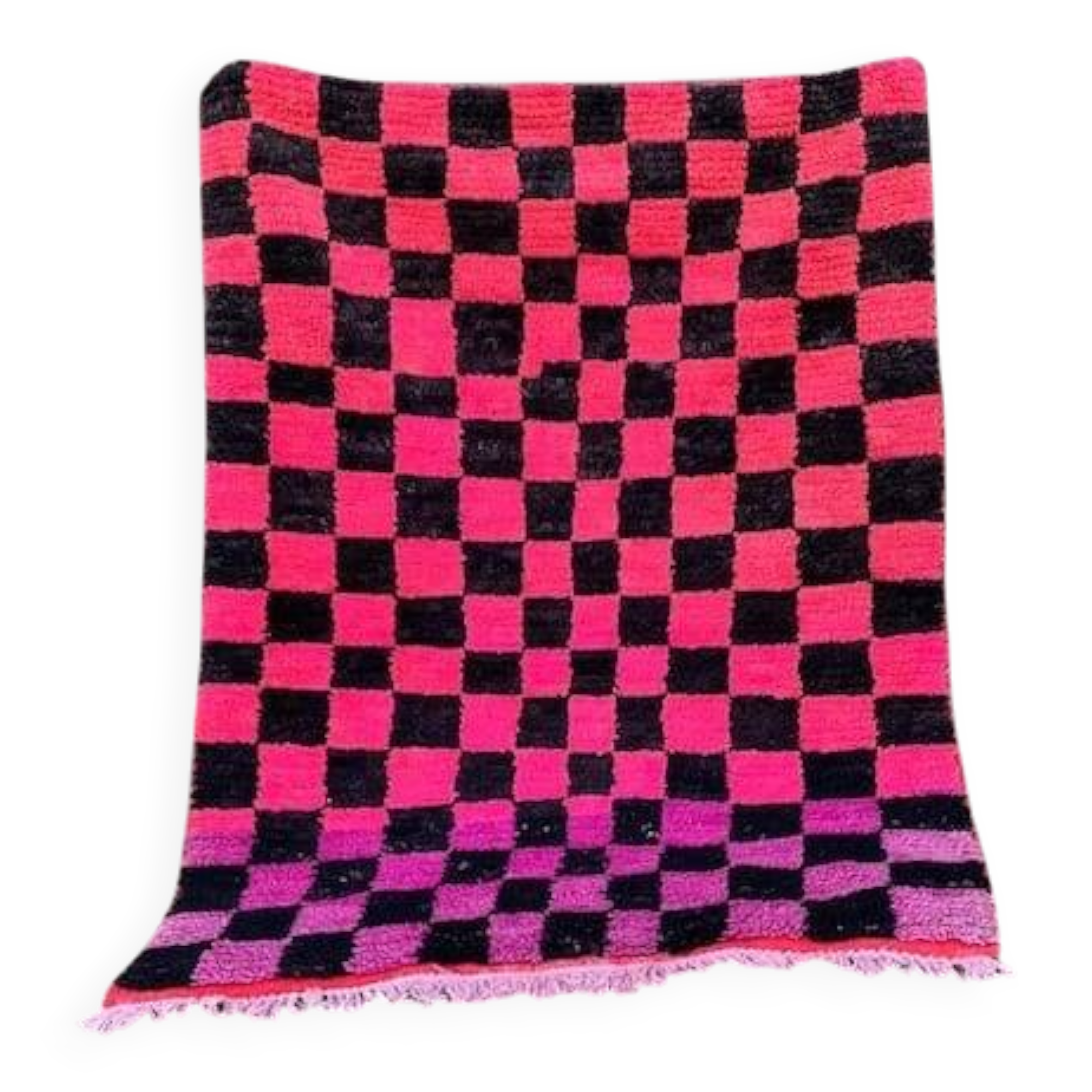 Traditional handmade pure wool rug, size 100 x 200 cm