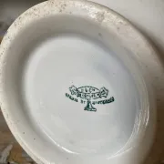 Old pitcher in ironstone Creil and Montereau Barluet (1876-1884)