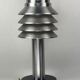Space age aluminum mushroom dome lamp by Hans Agne Jakobsson for Markaryd, Sweden 1960s