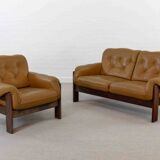 Brazilian Style Leather Seating Group