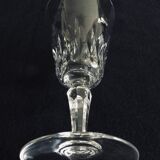 Set of 9 crystal water glasses Baccarat model Carcassonne