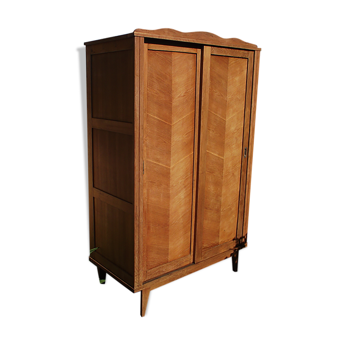 1950s oak dressing closet