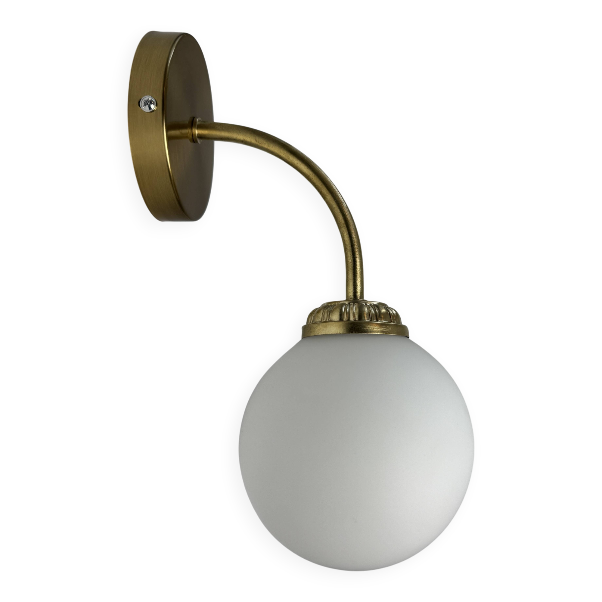 Vintage opaline wall light
