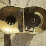 Brass boat tempete lamp