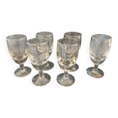 6 verres à absinthe anciens