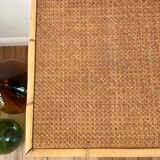 Rattan desk and canework 50s