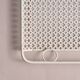 Perforated white metal tray, Mathieu Matégot, 1950s
