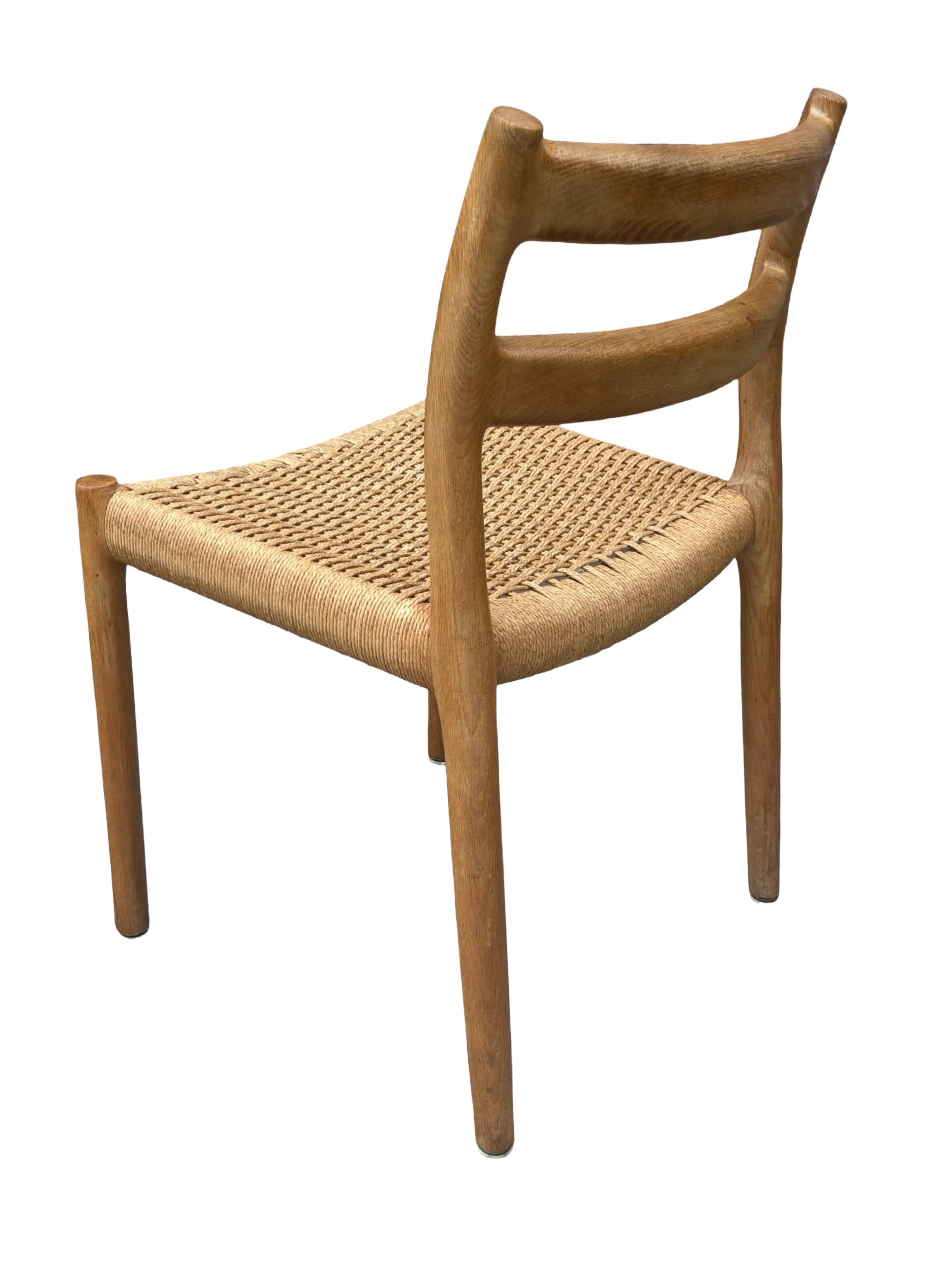 Mid Century Niels O Moller Chair model 84 Danish Design