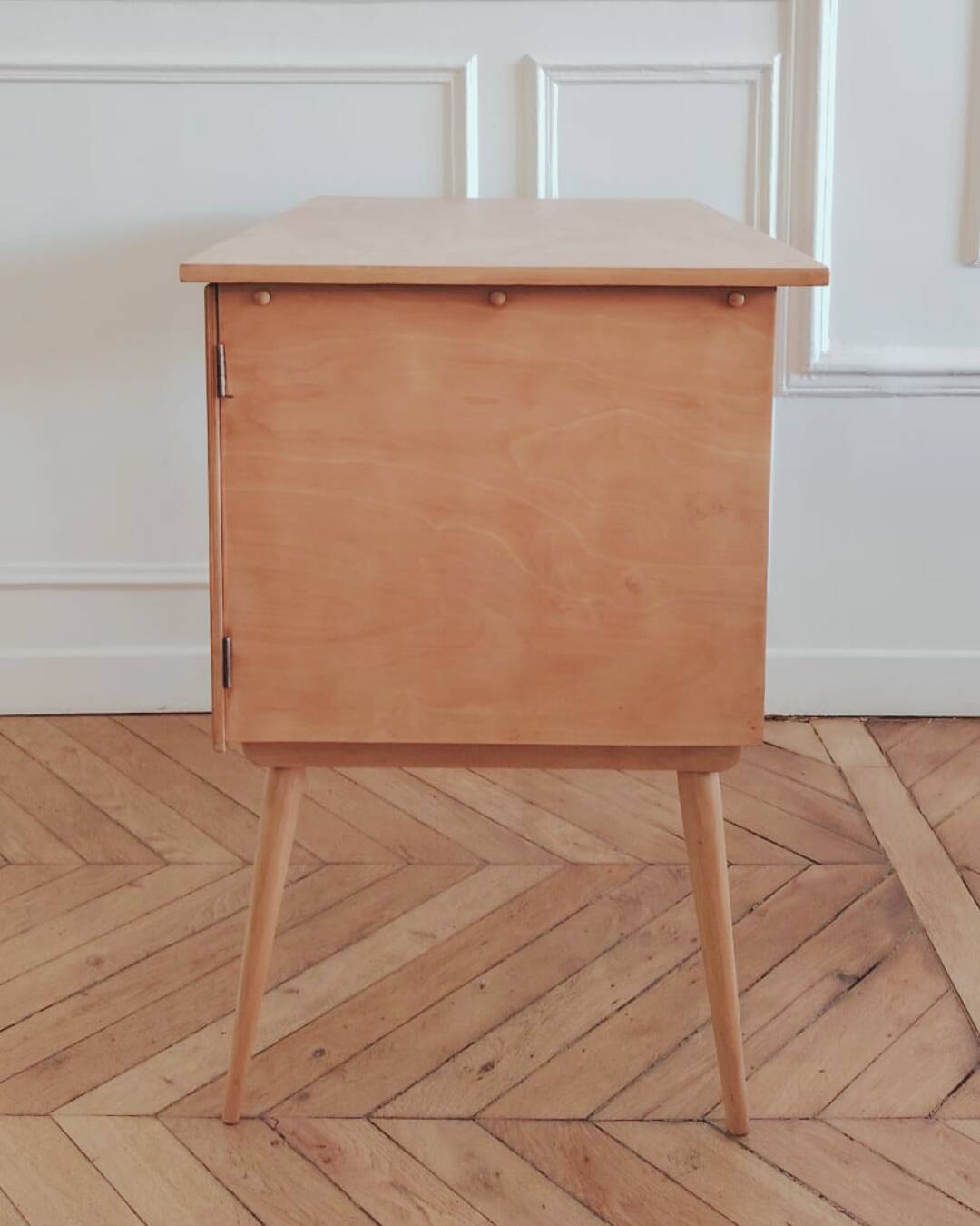 Renovated vintage Baumann desk, 1960s.