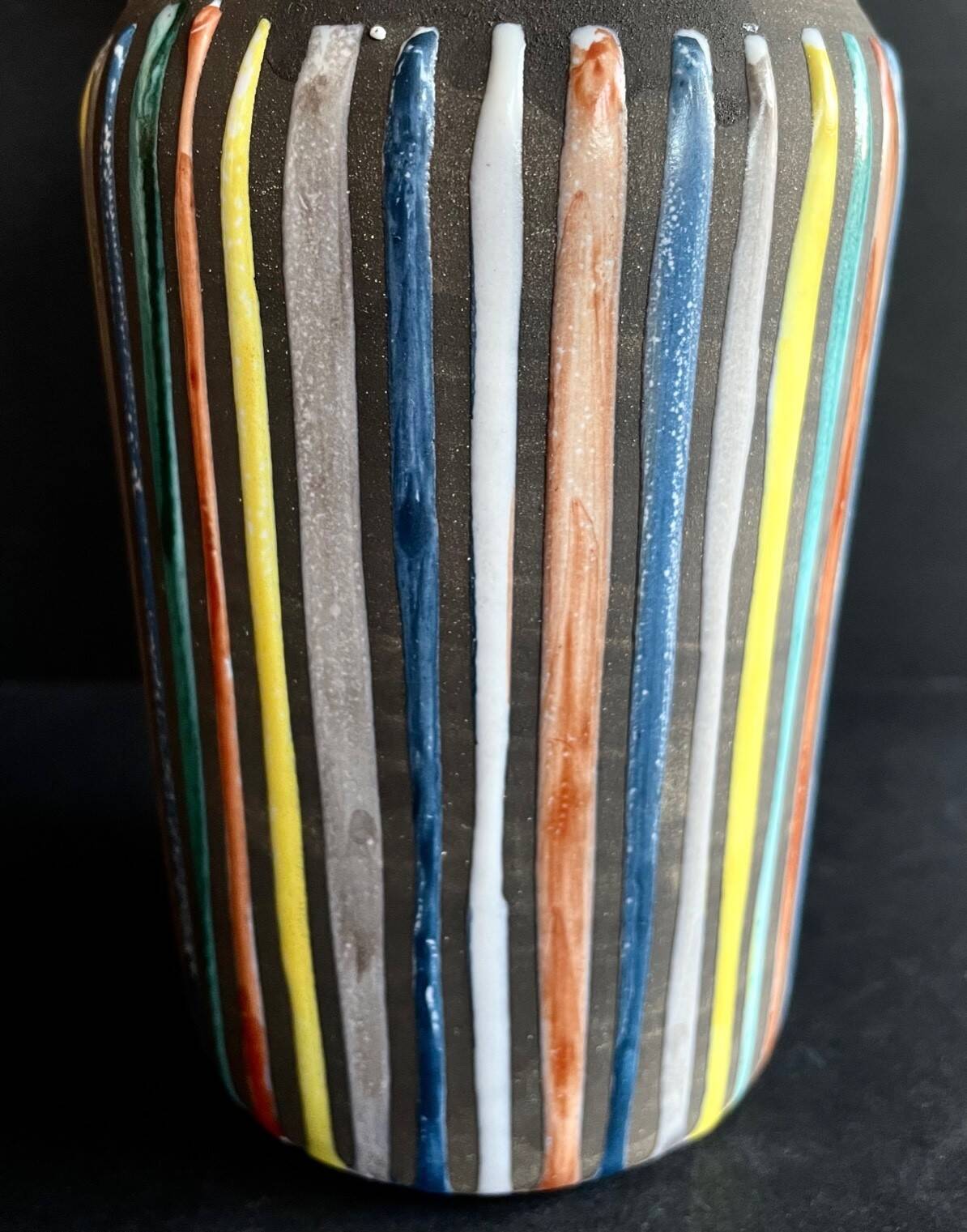 “Fine” earthenware bottle Roger Capron Vallauris