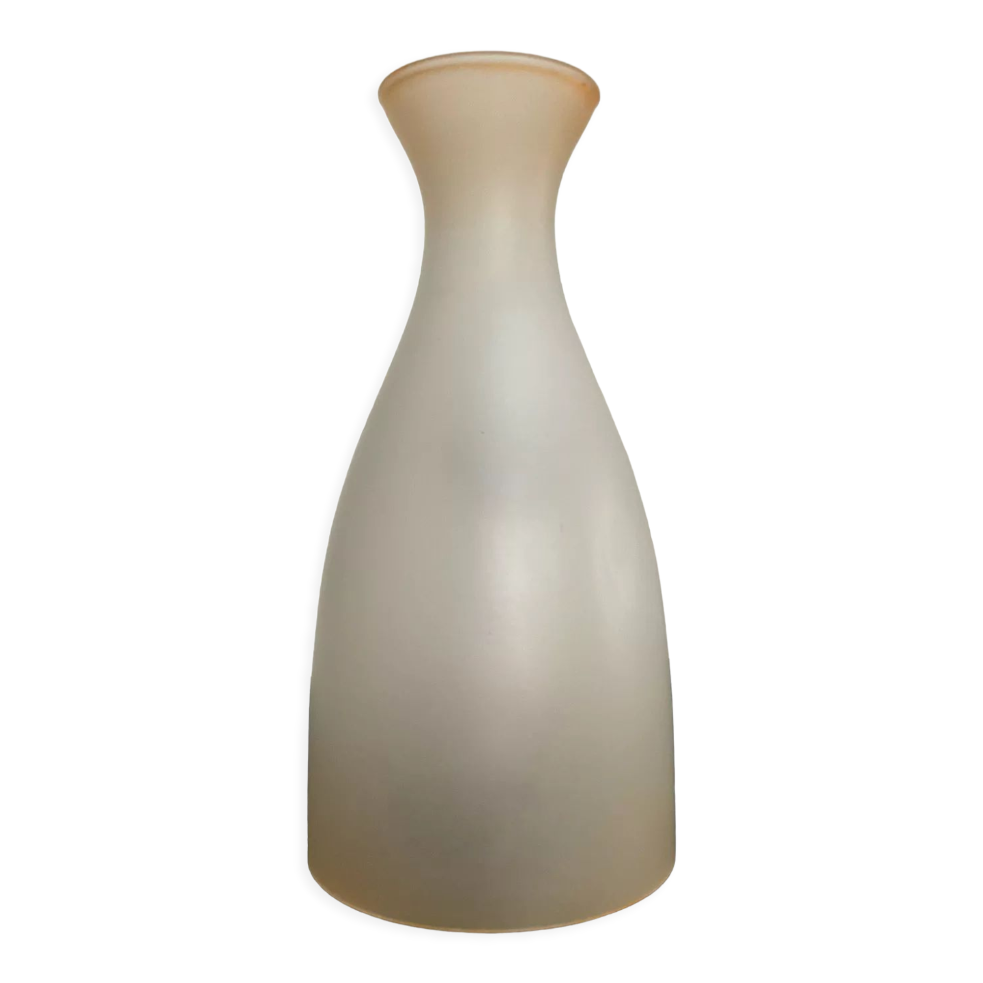 Lampe vintage en verre dépoli