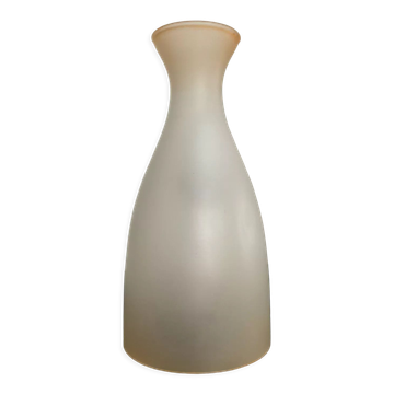 Lampe vintage en verre dépoli