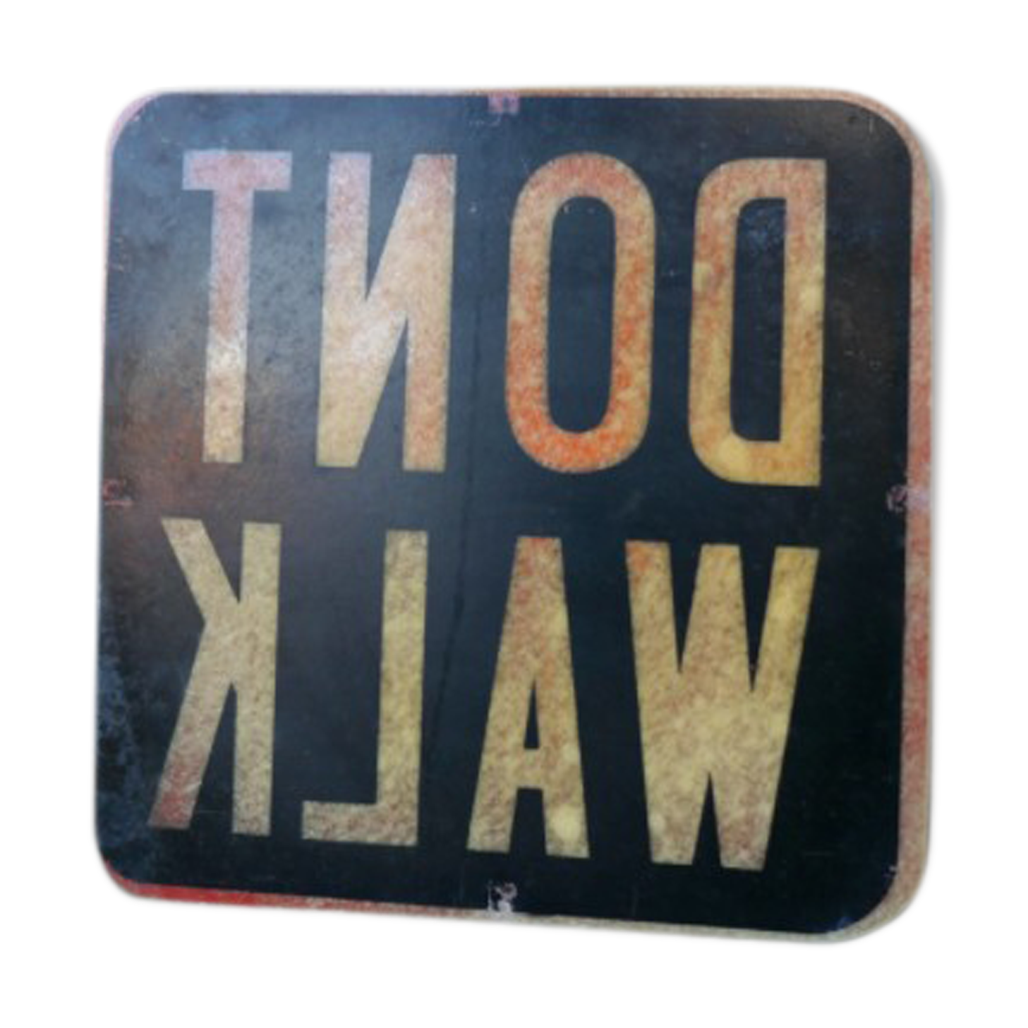 Fire plate don't walk in fiberglass