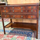 English mahogany sideboard with numerous drawers – sliding top