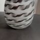 Vase noir gris dépoli