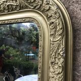 Mirror Louis-Philippe golden 104x65 cm