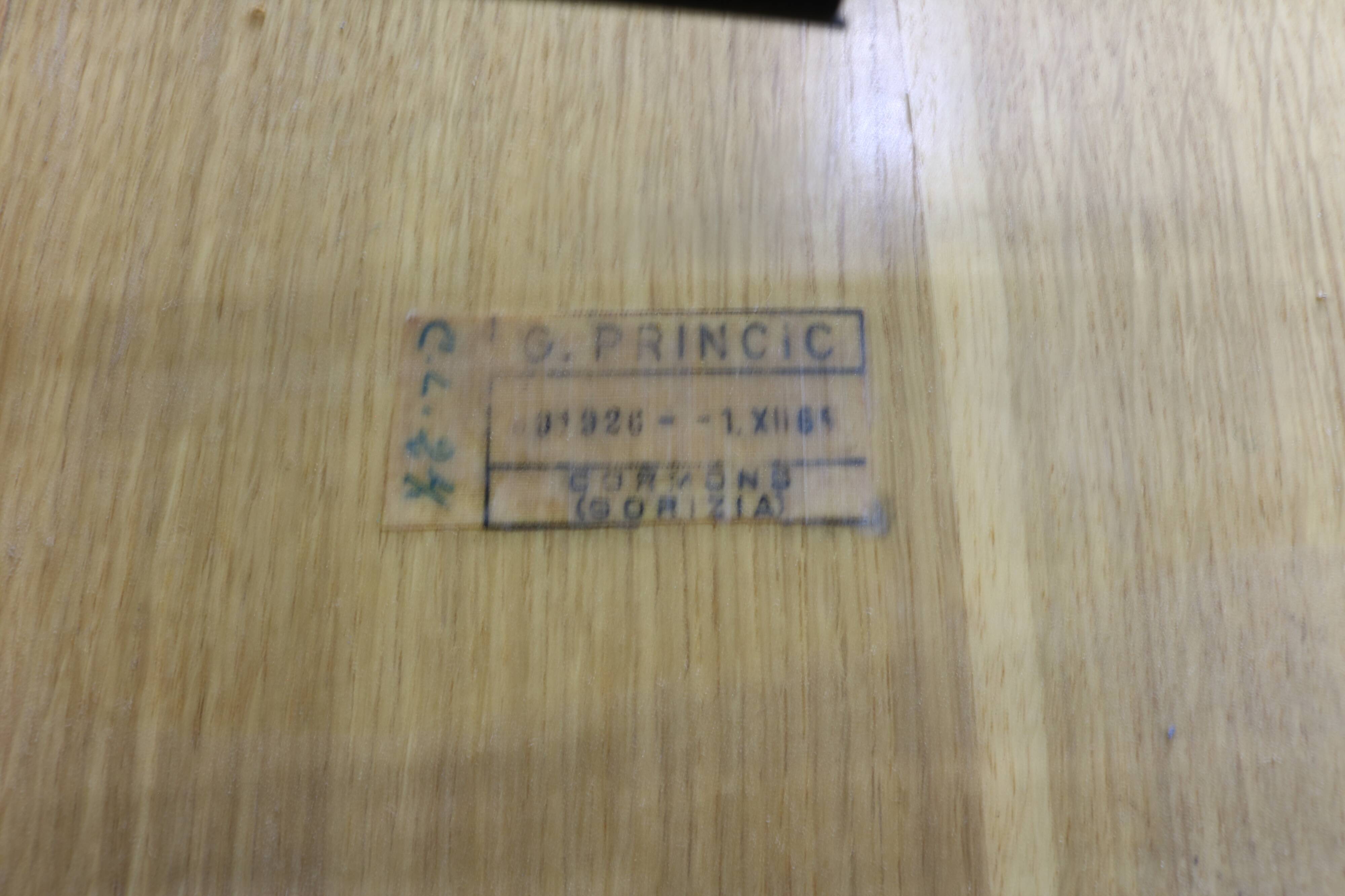 Ingenious sixties wall bed cabinet by C. Princic Gorizia Italy